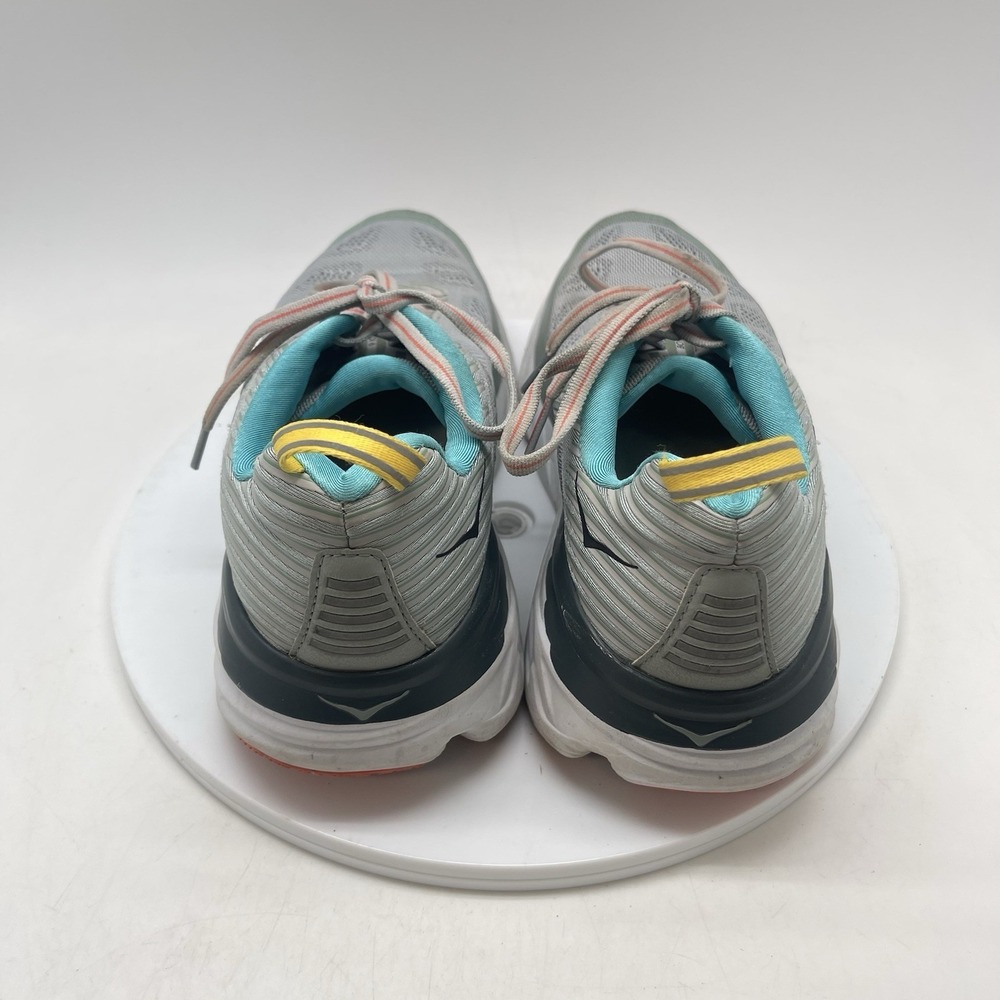 Hoka One One Sneakers Womens 8.5 Bondi 6 1019270 VBWI Gray Running Shoes - Picture 4 of 10